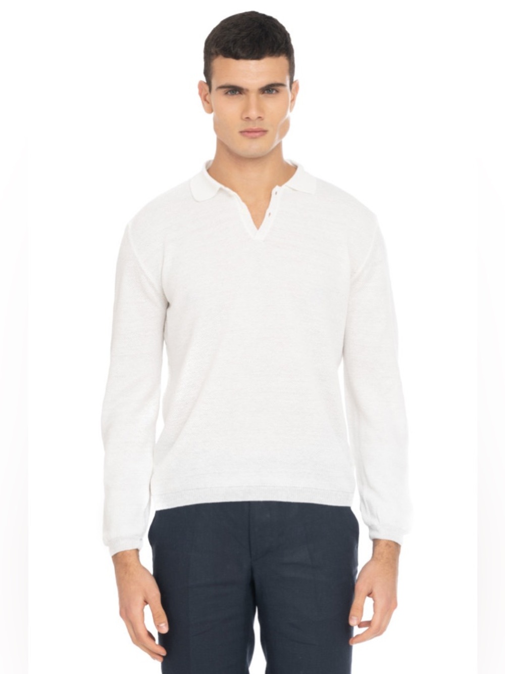 Autori Capresi Nido d’Ape Polo – Long Sleeve